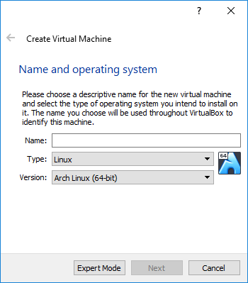 SVM virtualbox