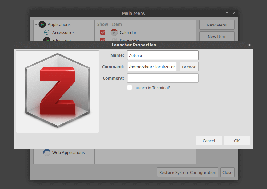 zotero install