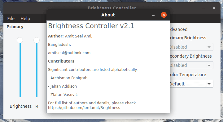 brightness controller